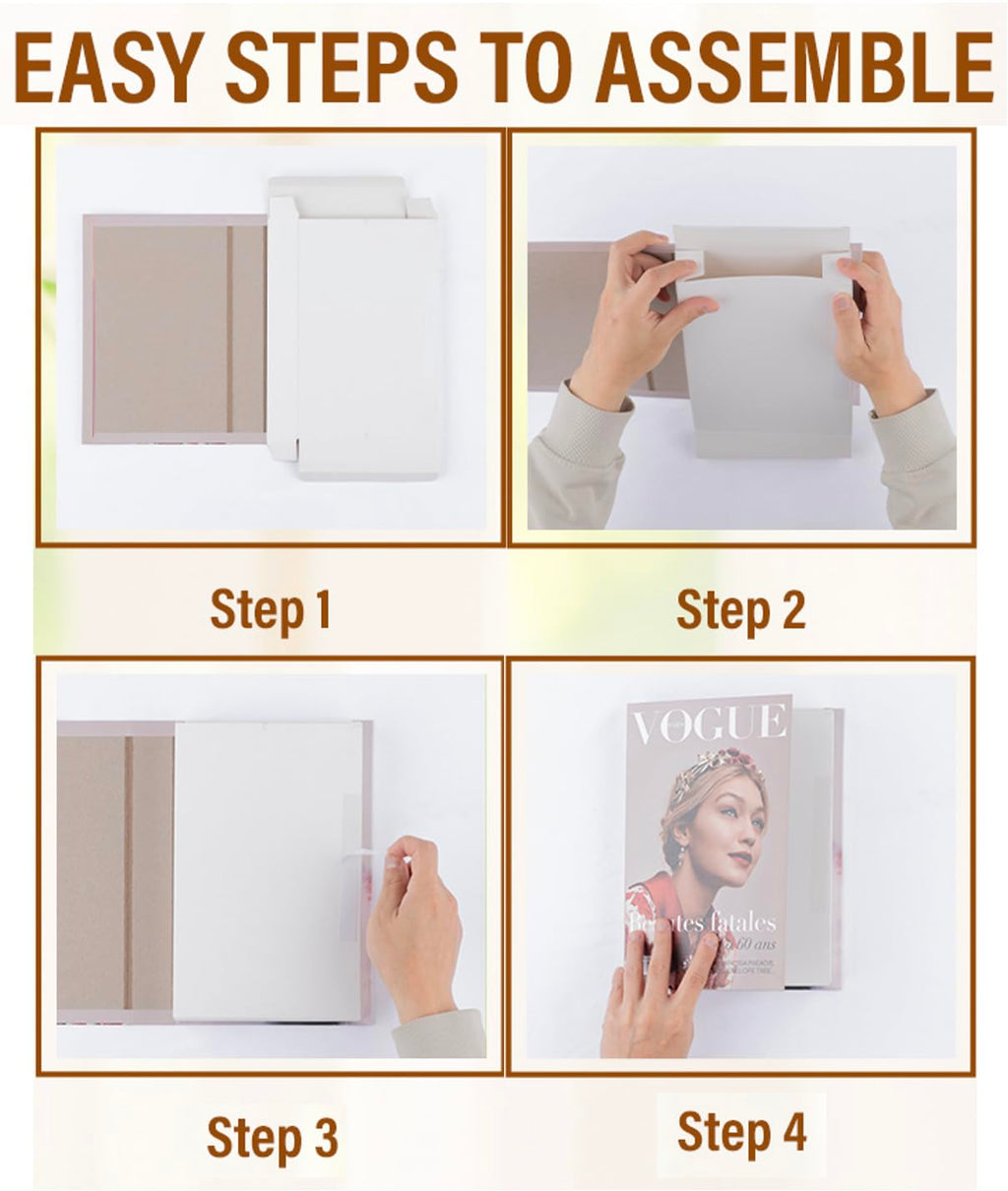 Decorative Book Boxes 4pcs