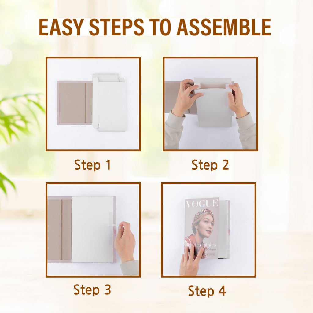 Decorative Book Boxes 4pcs