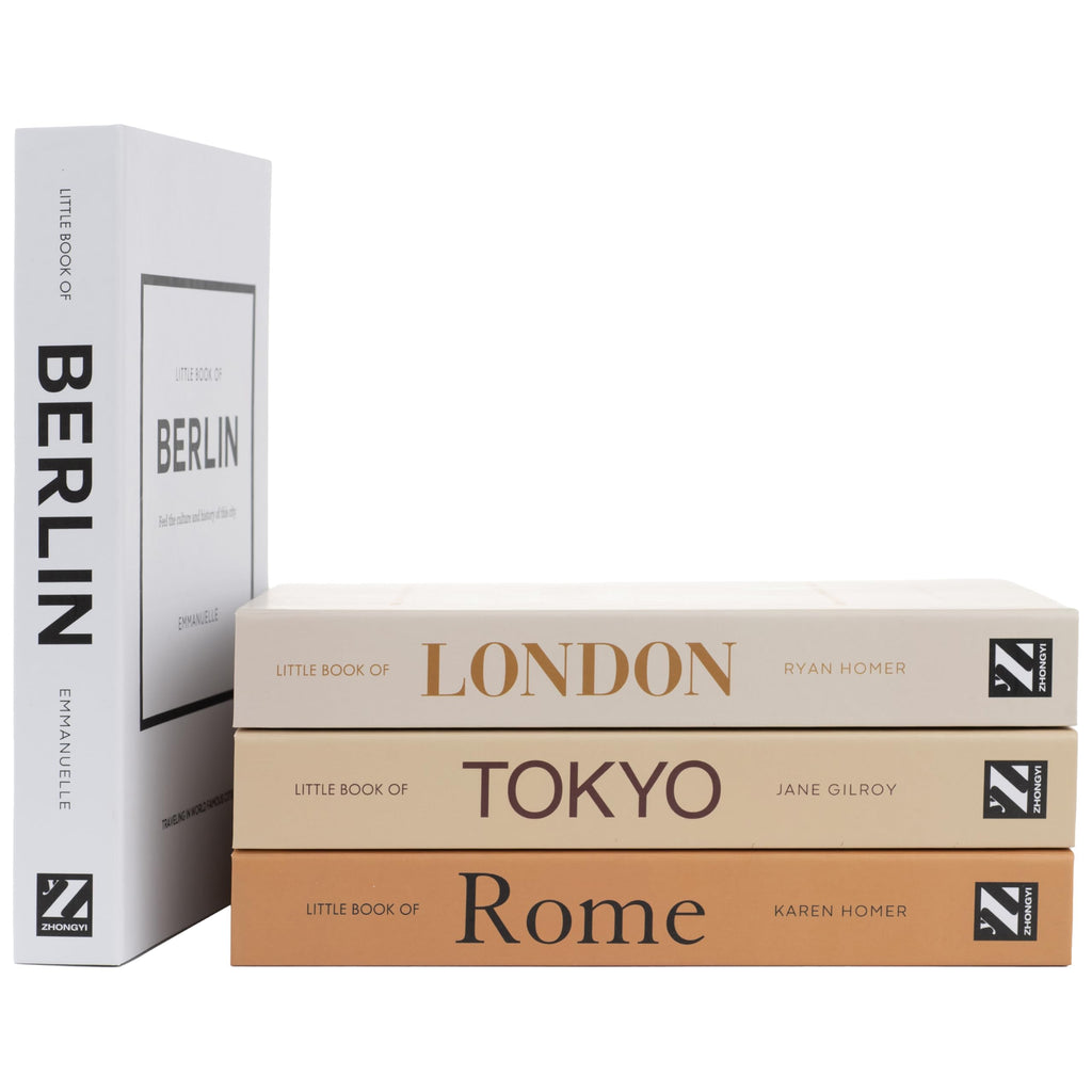 Decorative Book Boxes 4pcs