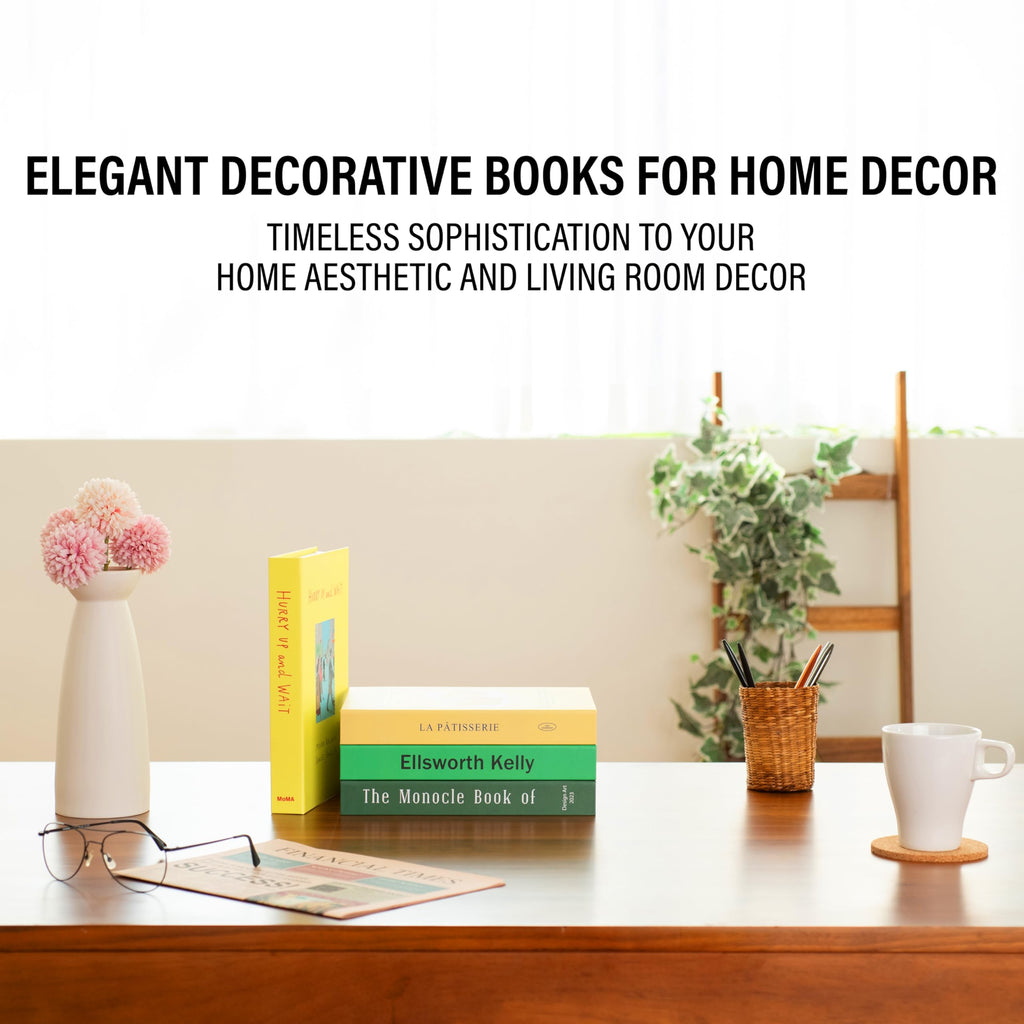 Decorative Book Boxes 4pcs