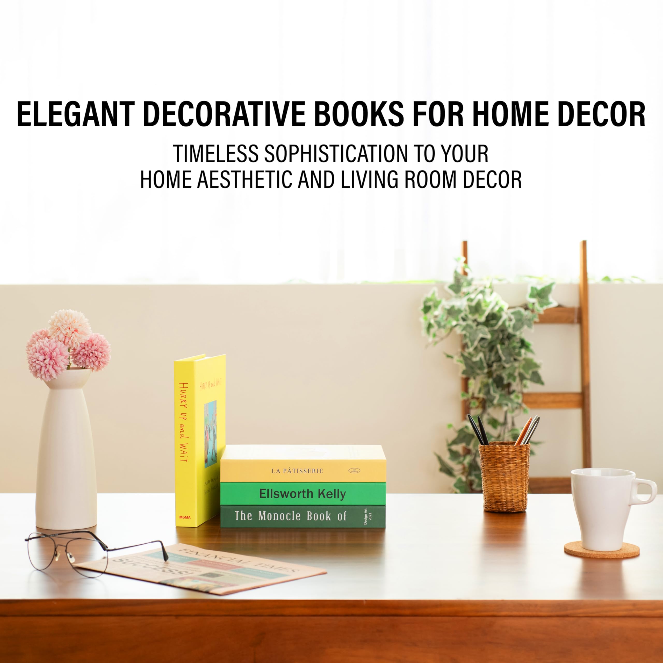 Decorative Book Boxes 4pcs