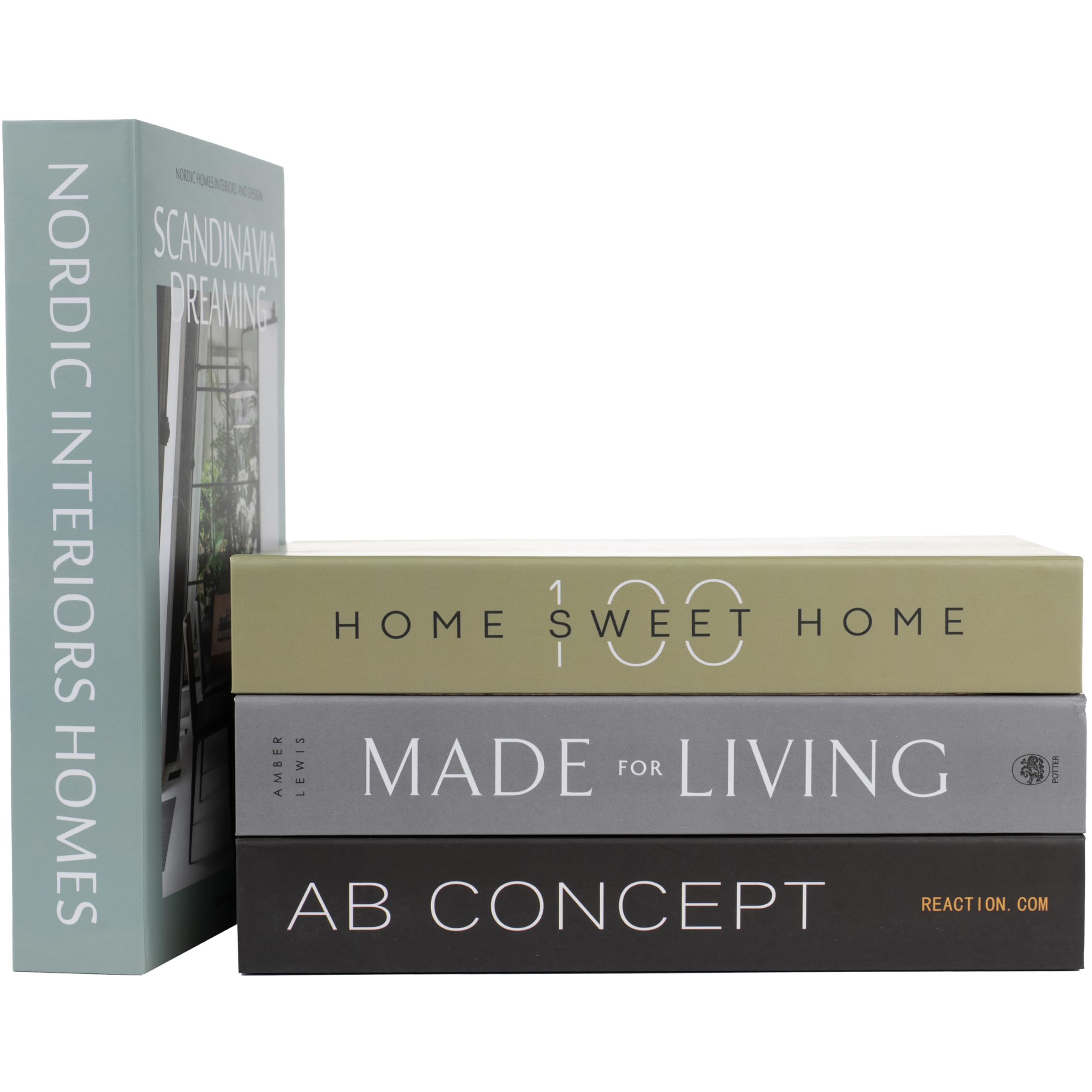 Decorative Book Boxes 4pcs