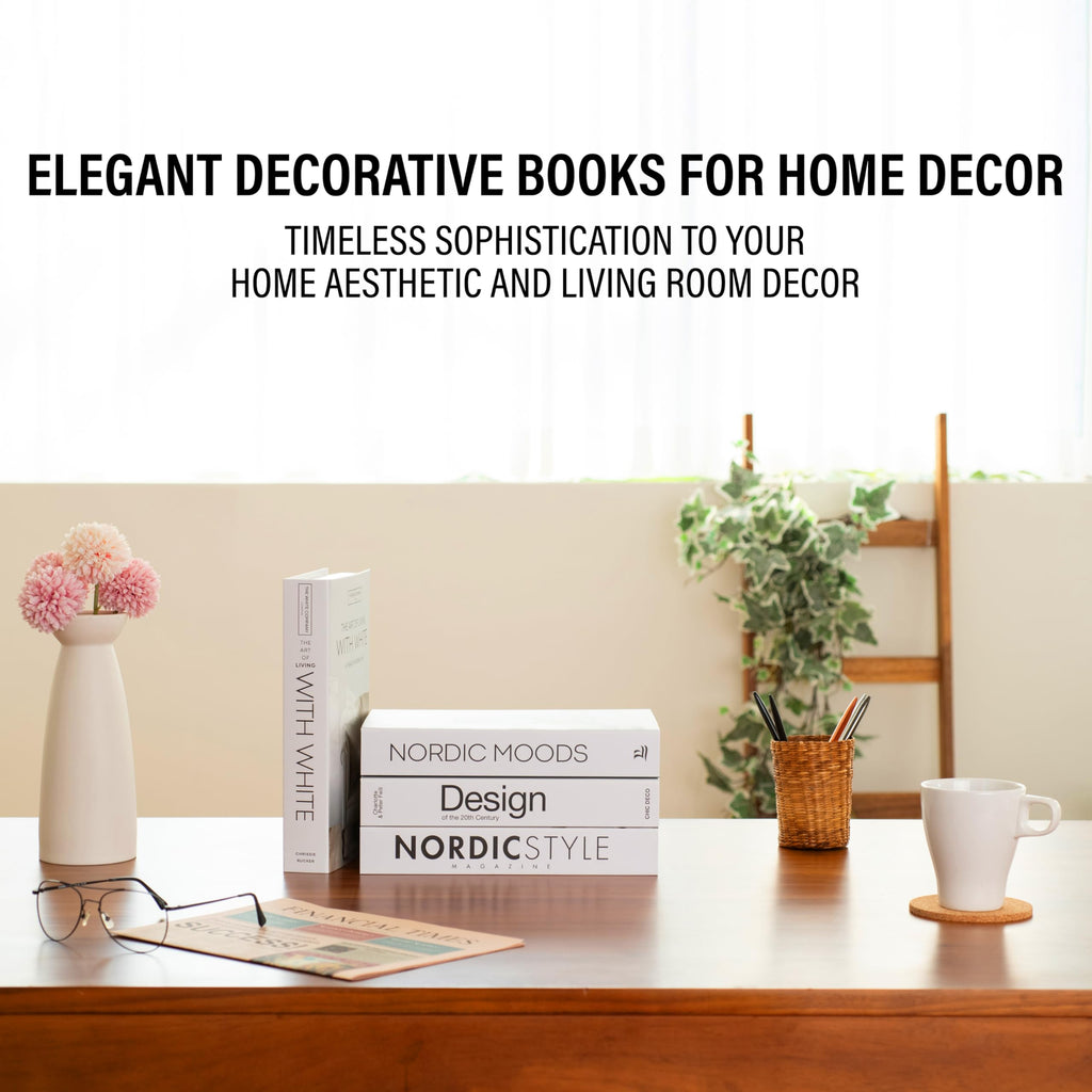 Decorative Book Boxes 4pcs