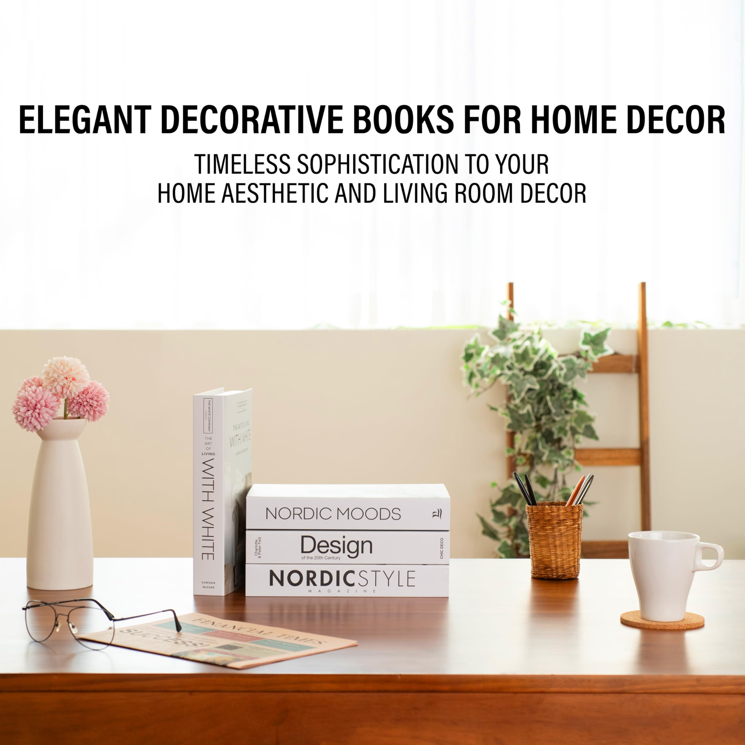 Decorative Book Boxes 4pcs