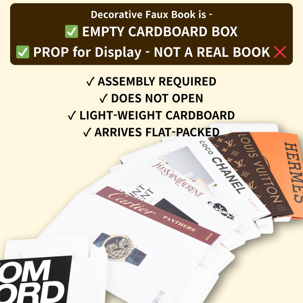 Decorative Book Boxes 4pcs