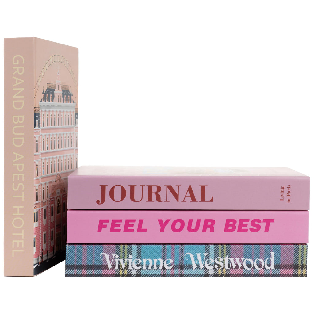 Decorative Book Boxes 4pcs