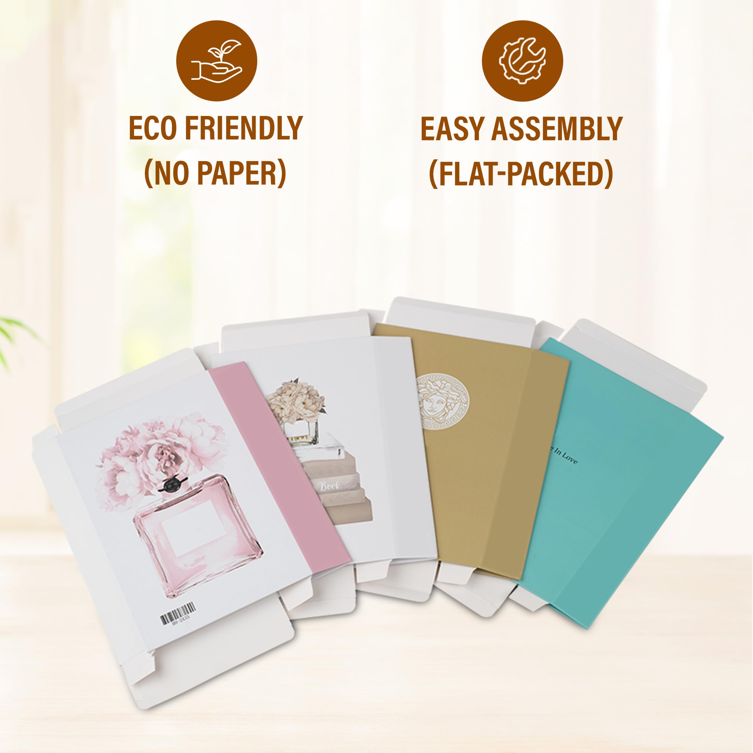 Decorative Book Boxes 4pcs