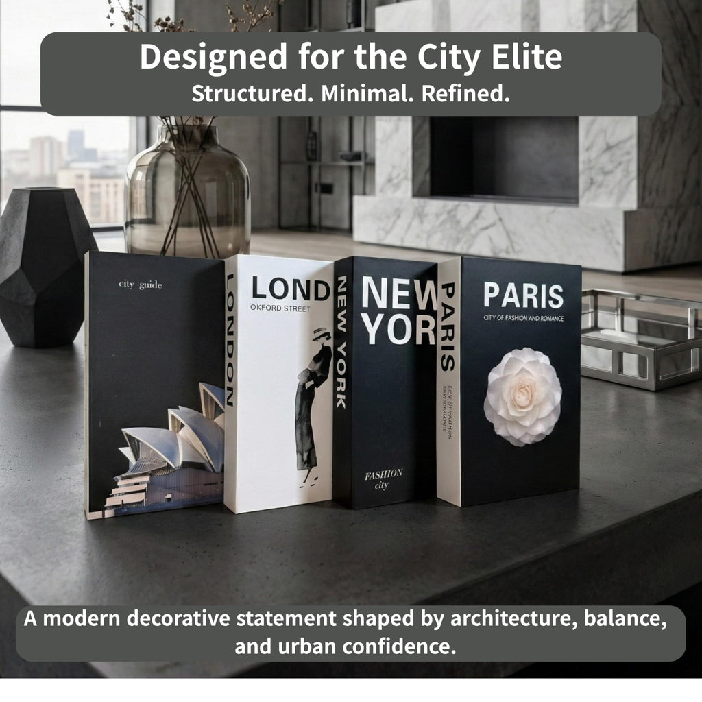 Decorative Book Boxes 4pcs