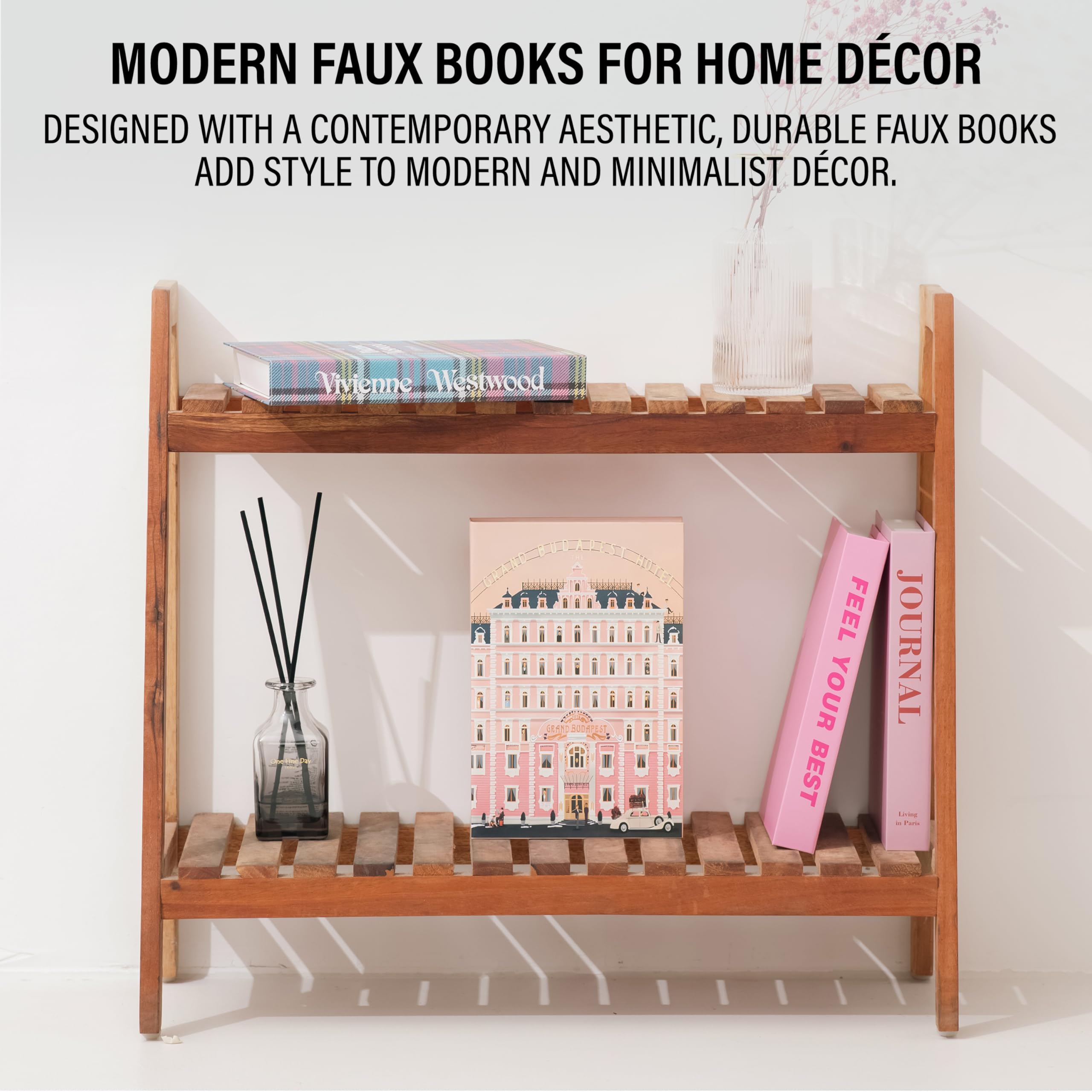 Decorative Book Boxes 4pcs