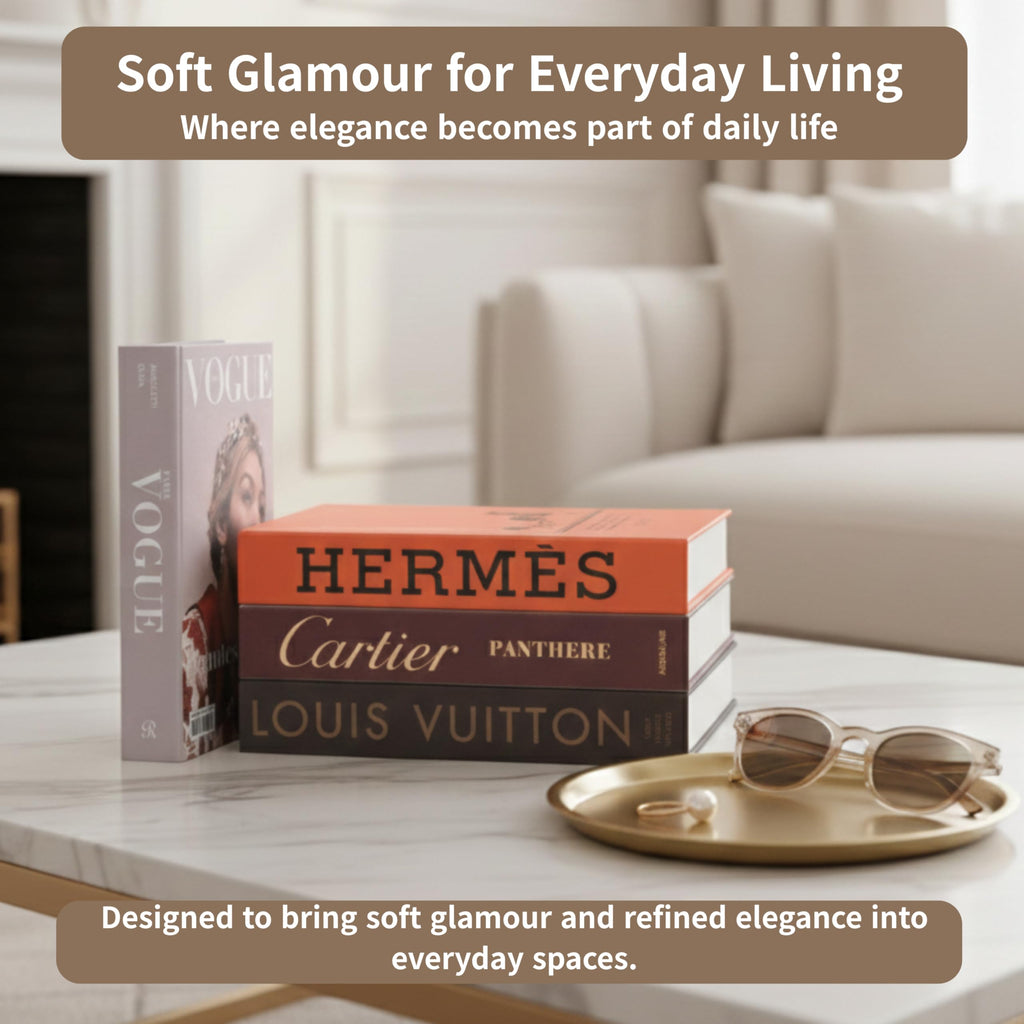 Decorative Book Boxes 4pcs