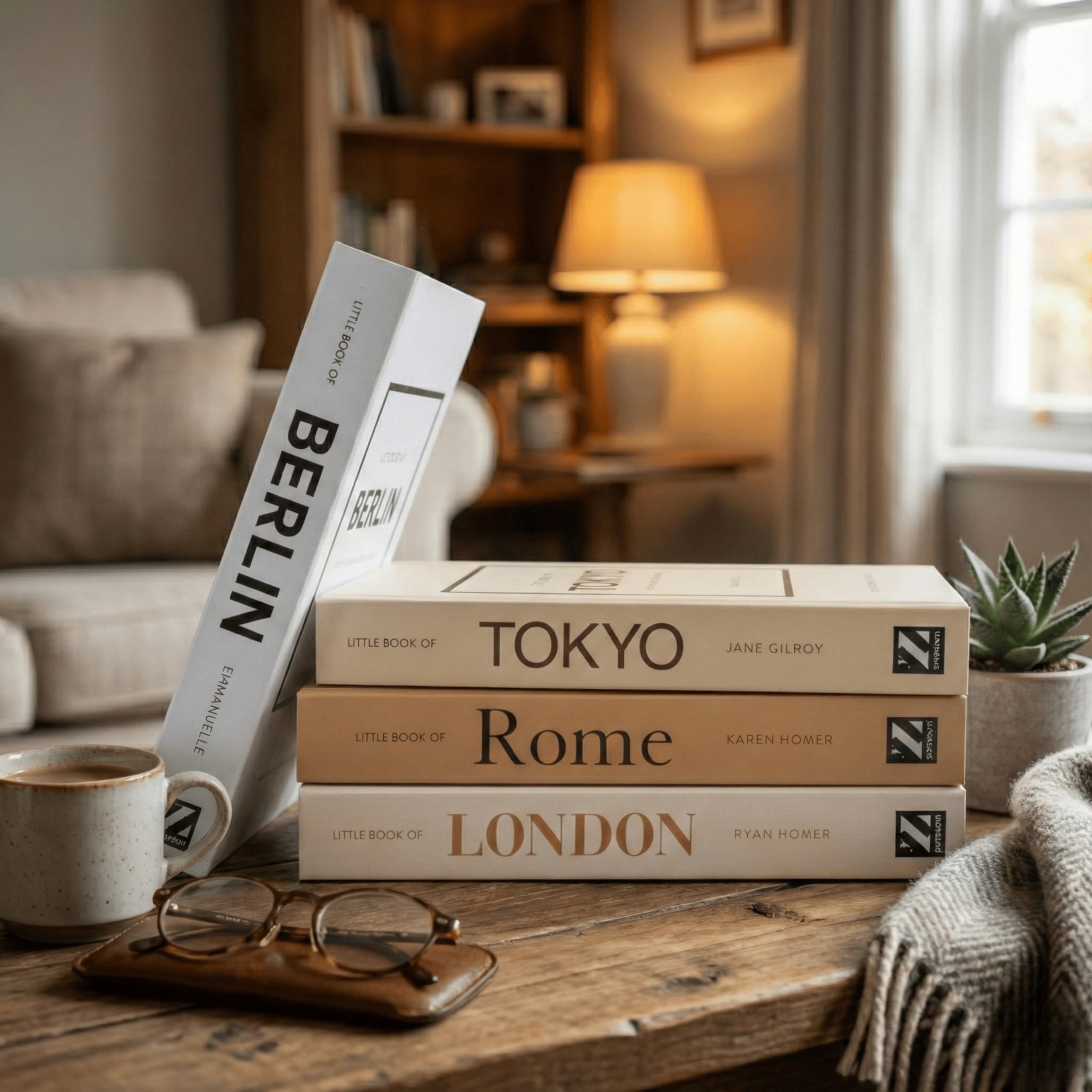 Decorative Book Boxes 4pcs