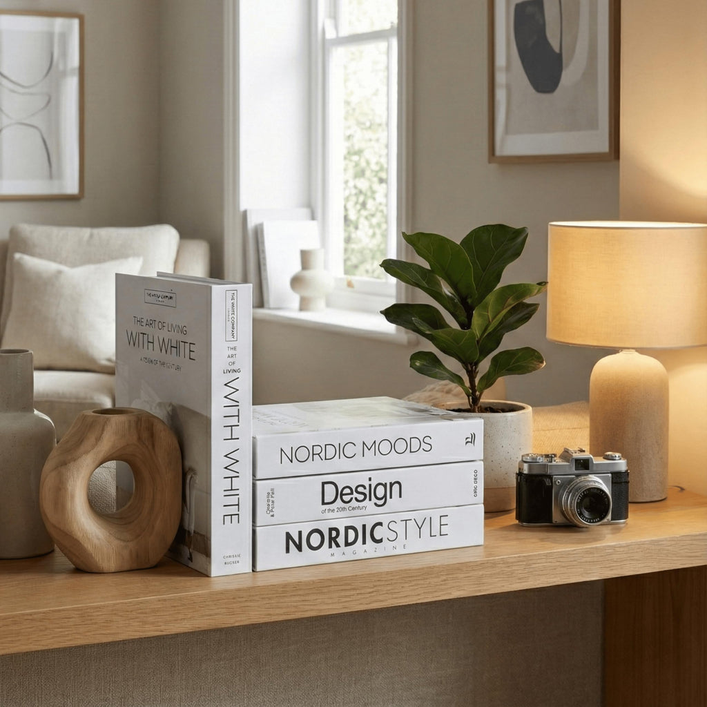 Decorative Book Boxes 4pcs