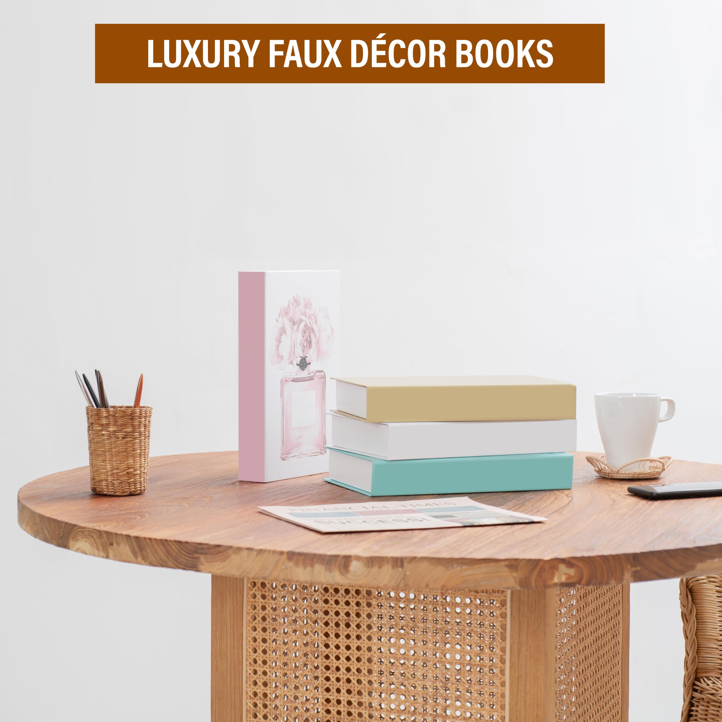 Decorative Book Boxes 4pcs